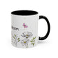 Ink and Charms Designs Mug Mug Sip Smile Bloom Plant Coffee Mug (11, 15oz)