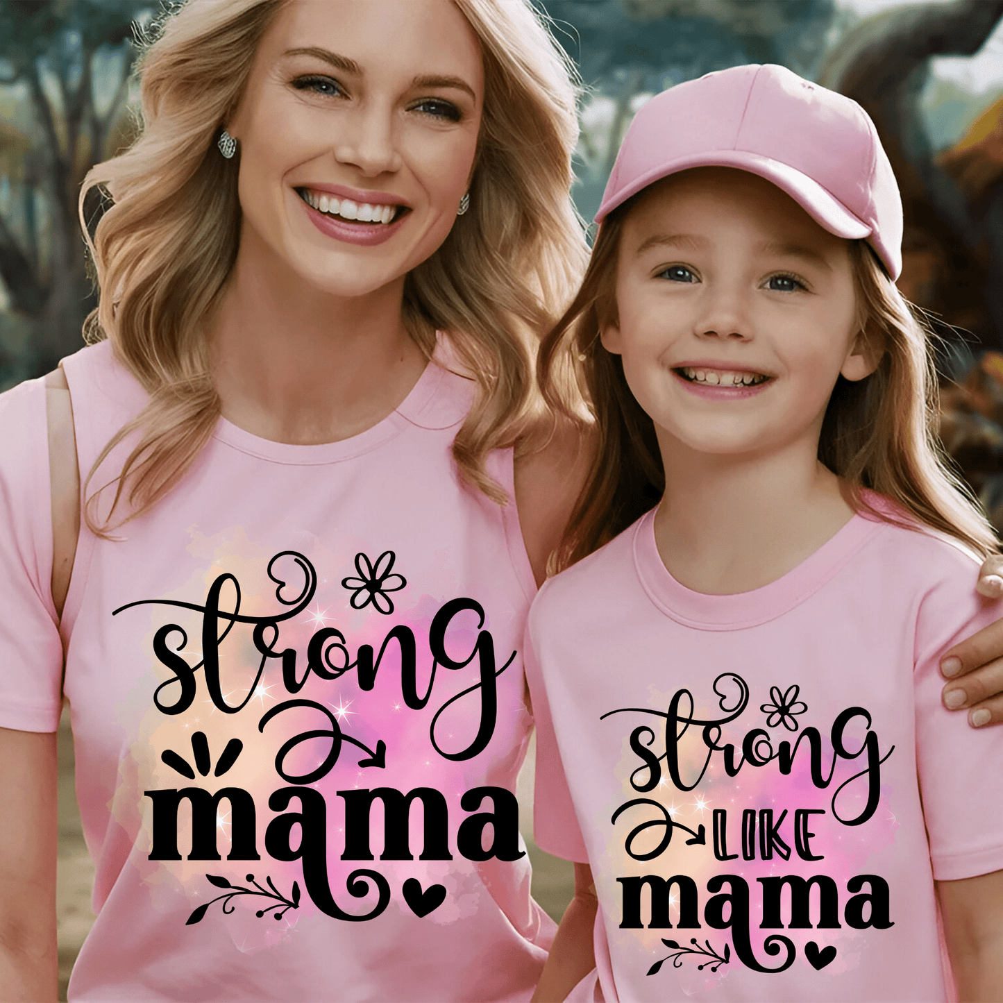 Ink and Charms Designs Onesiess "Strong Like Mama"- Baby Onesie