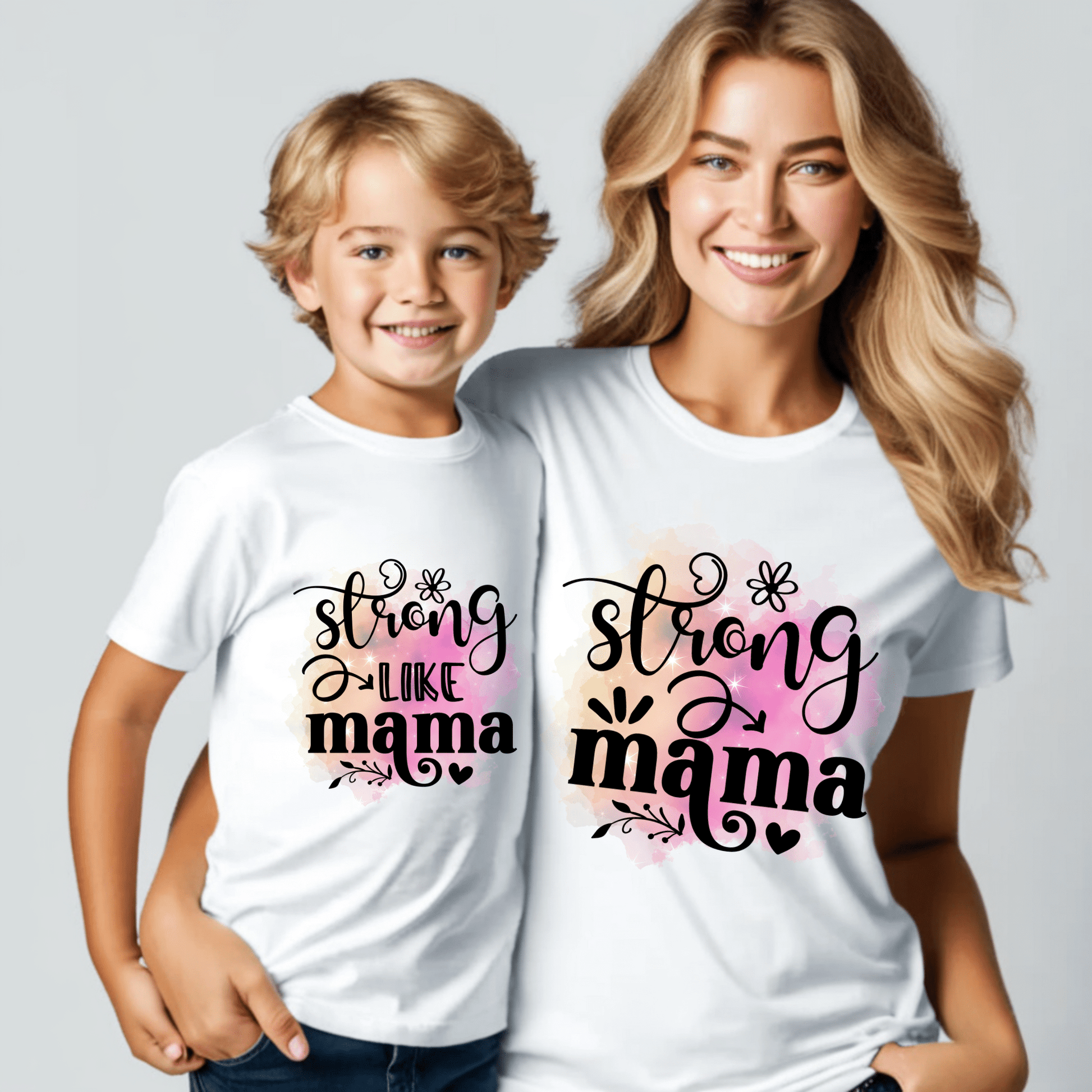 Ink and Charms Designs Onesiess "Strong Like Mama"- Baby Onesie