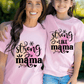 Ink and Charms Designs Onesiess "Strong Like Mama"- Baby Onesie