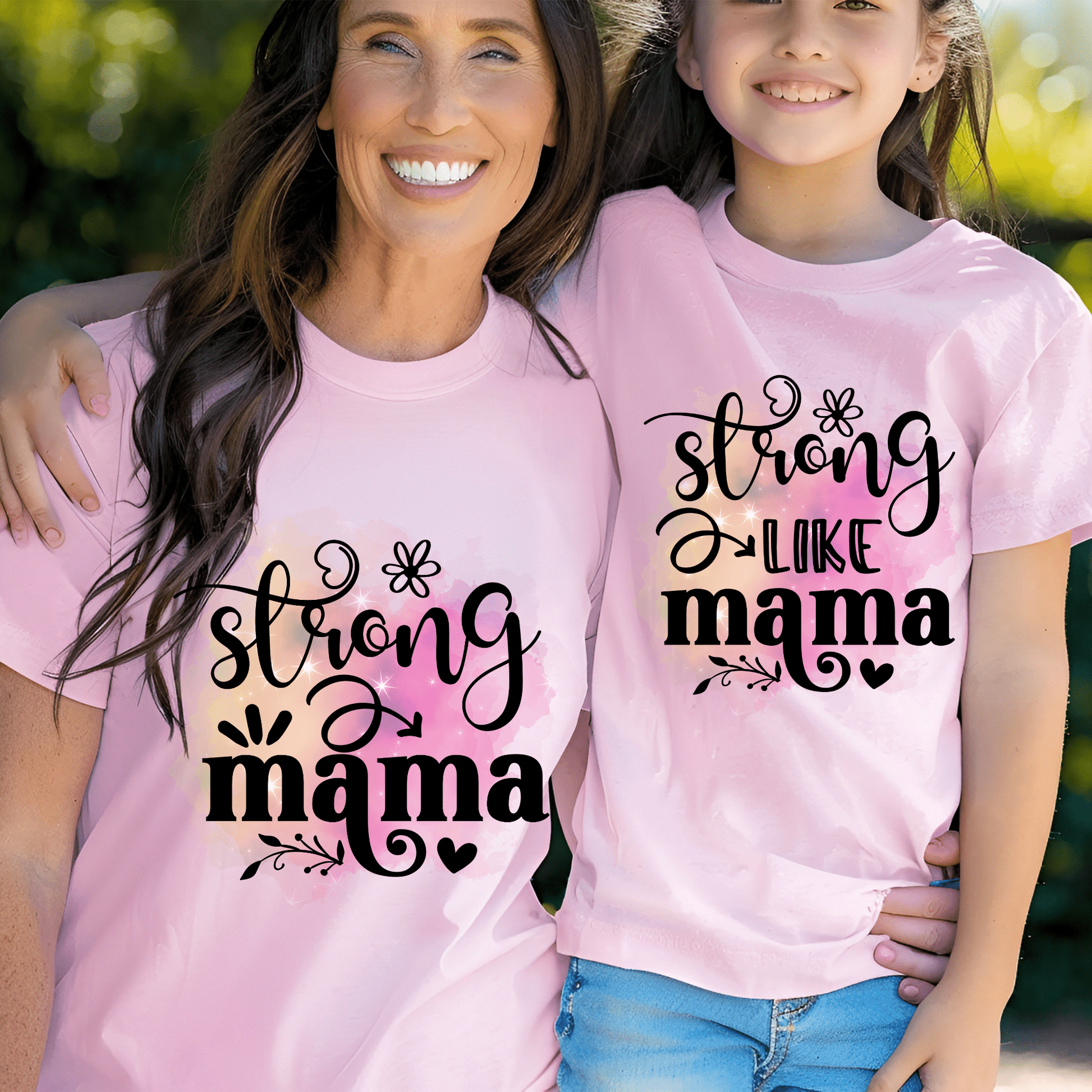 Ink and Charms Designs Onesiess "Strong Like Mama"- Baby Onesie