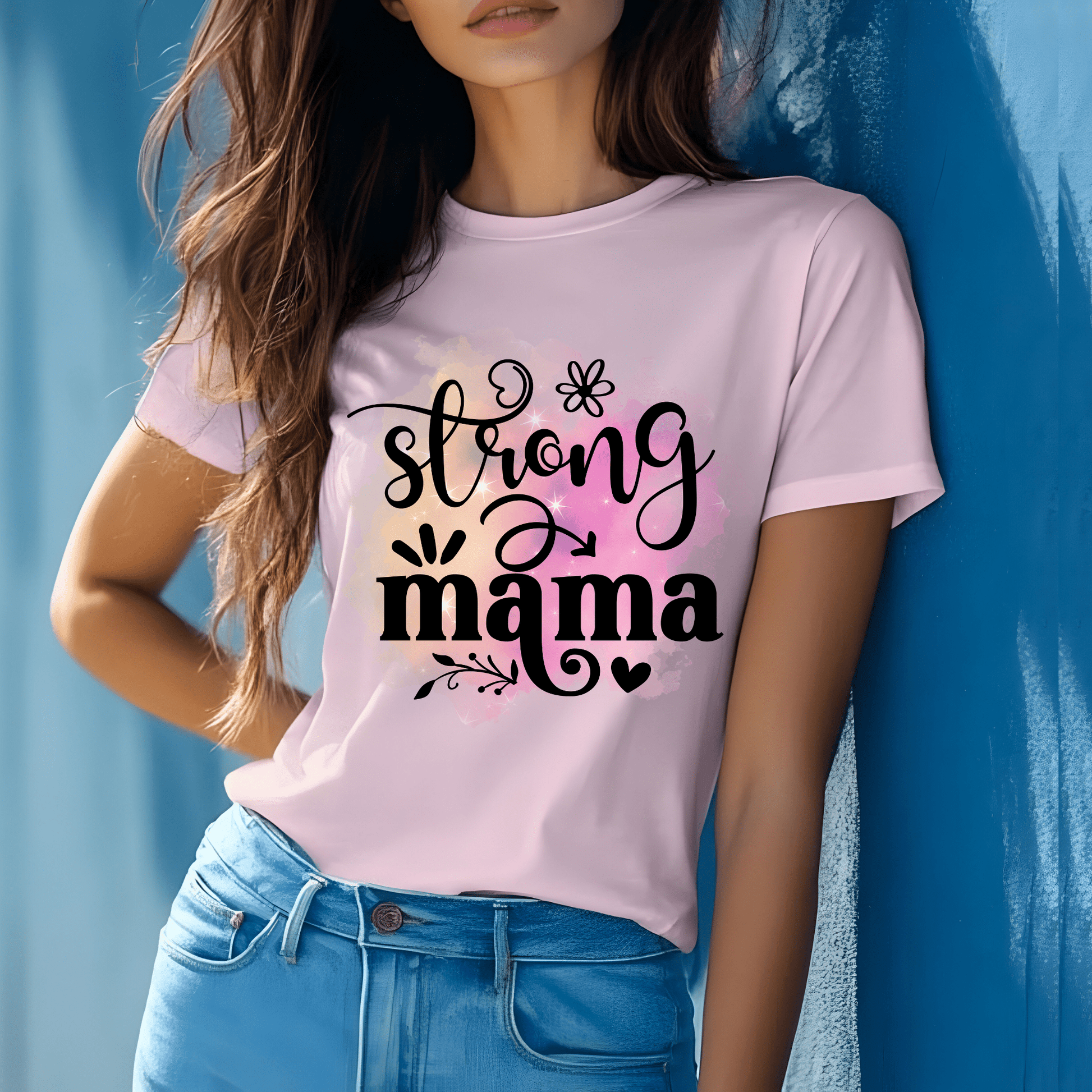 Ink and Charms Designs Onesiess "Strong Like Mama"- Baby Onesie