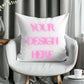 Ink and Charms Designs Sipper Glass Custom Cushions - Personalized Pillow Covers