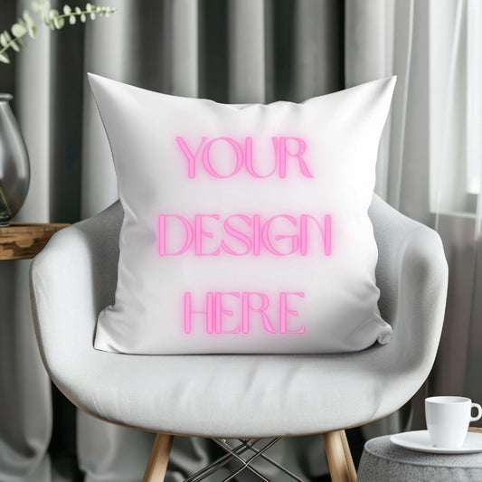 Ink and Charms Designs Sipper Glass Custom Cushions - Personalized Pillow Covers
