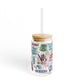 Ink and Charms Designs Sipper Glass With lid and straw / 16oz Sipper Glass  Personalized Teacher Daily Affirmation