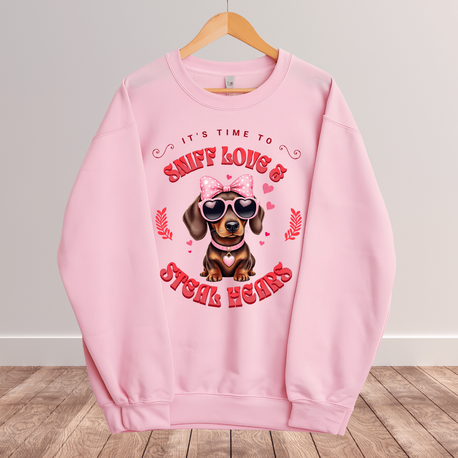 Ink and Charms Designs Sweatshirt 15 / S Dog's love Sweatshirt - Sniff Love and Steal Hugs