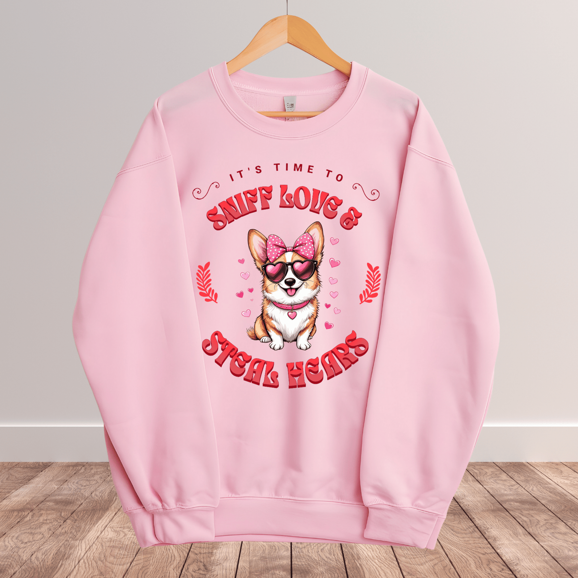 Ink and Charms Designs Sweatshirt 2 / S Dog's love Sweatshirt - Sniff Love and Steal Hugs