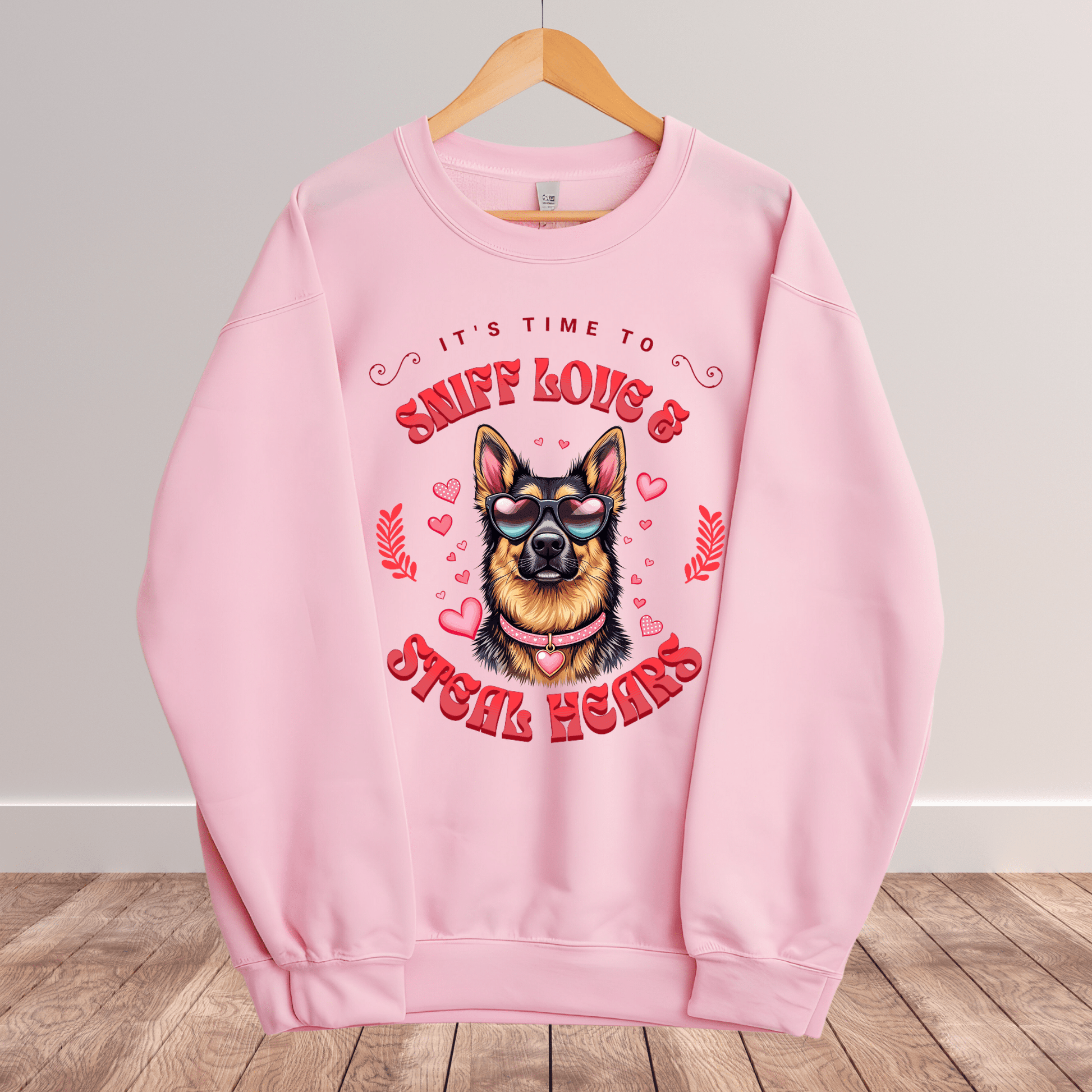 Ink and Charms Designs Sweatshirt 3 / S Dog's love Sweatshirt - Sniff Love and Steal Hugs