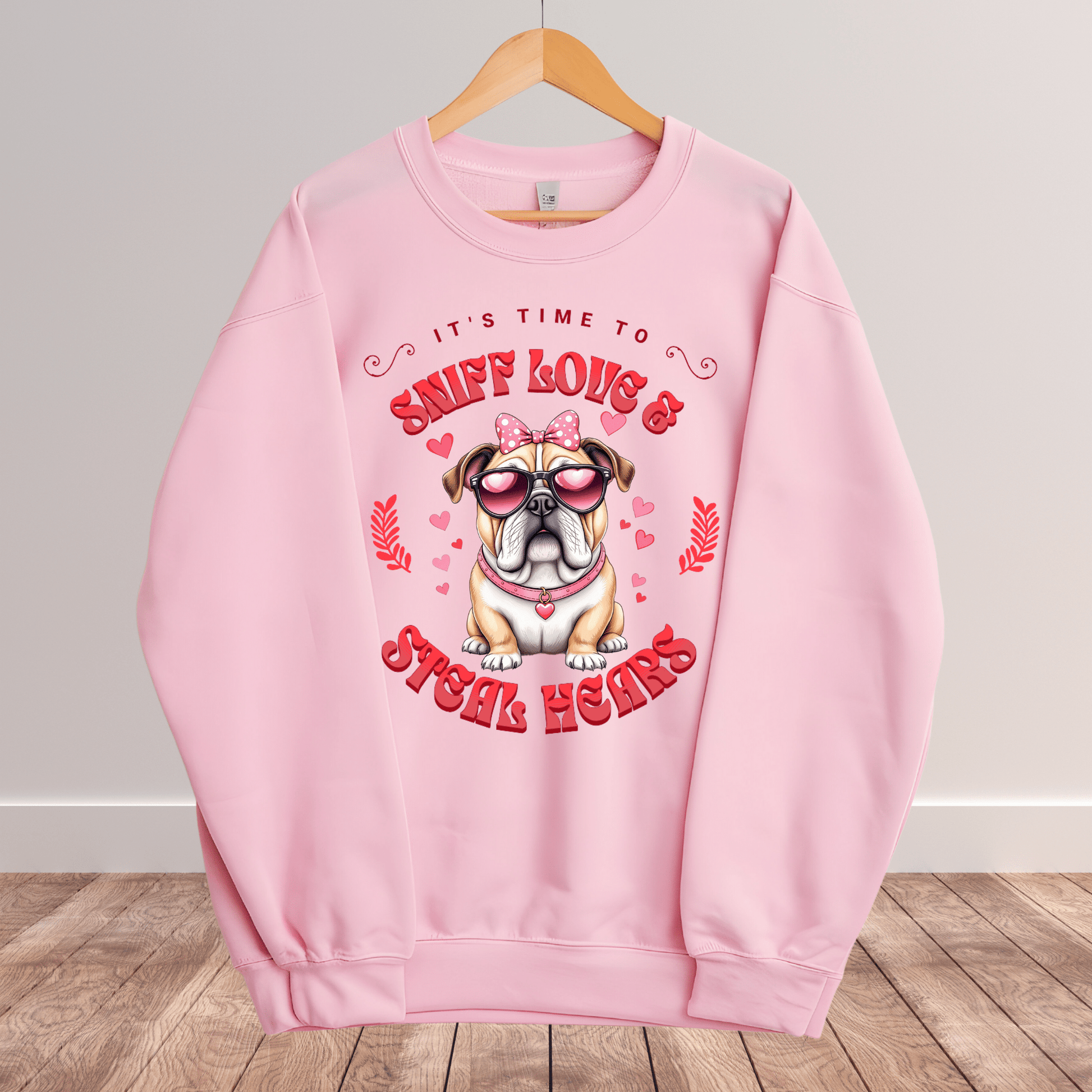 Ink and Charms Designs Sweatshirt 4 / S Dog's love Sweatshirt - Sniff Love and Steal Hugs