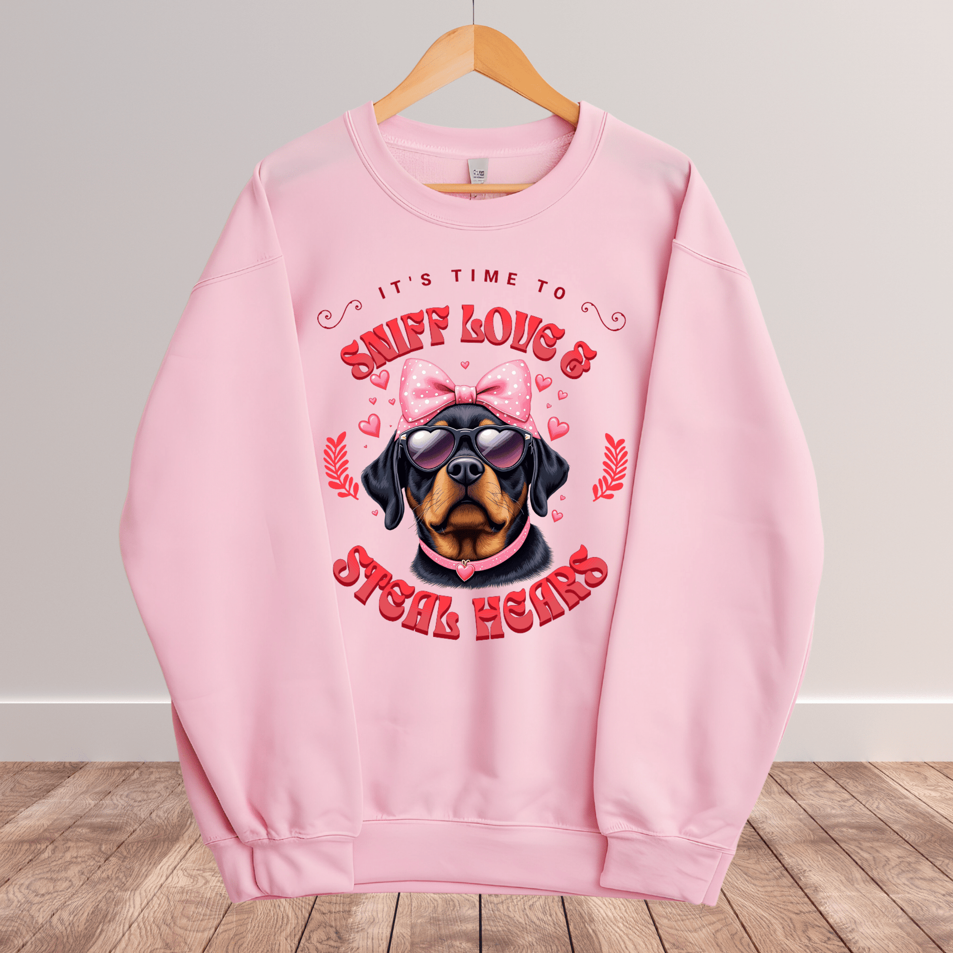 Ink and Charms Designs Sweatshirt 6 / S Dog's love Sweatshirt - Sniff Love and Steal Hugs