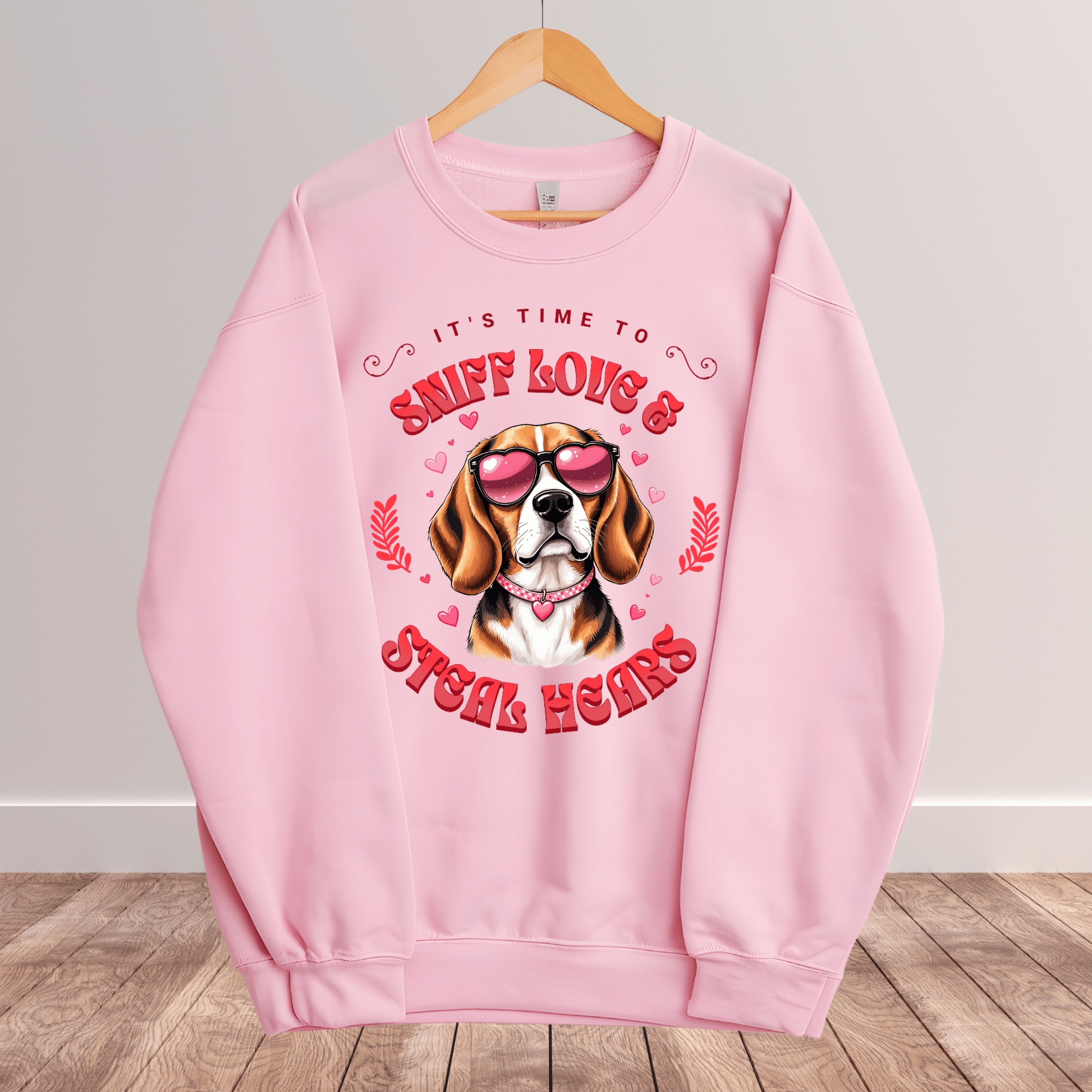 Ink and Charms Designs Sweatshirt 9 / S Dog's love Sweatshirt - Sniff Love and Steal Hugs