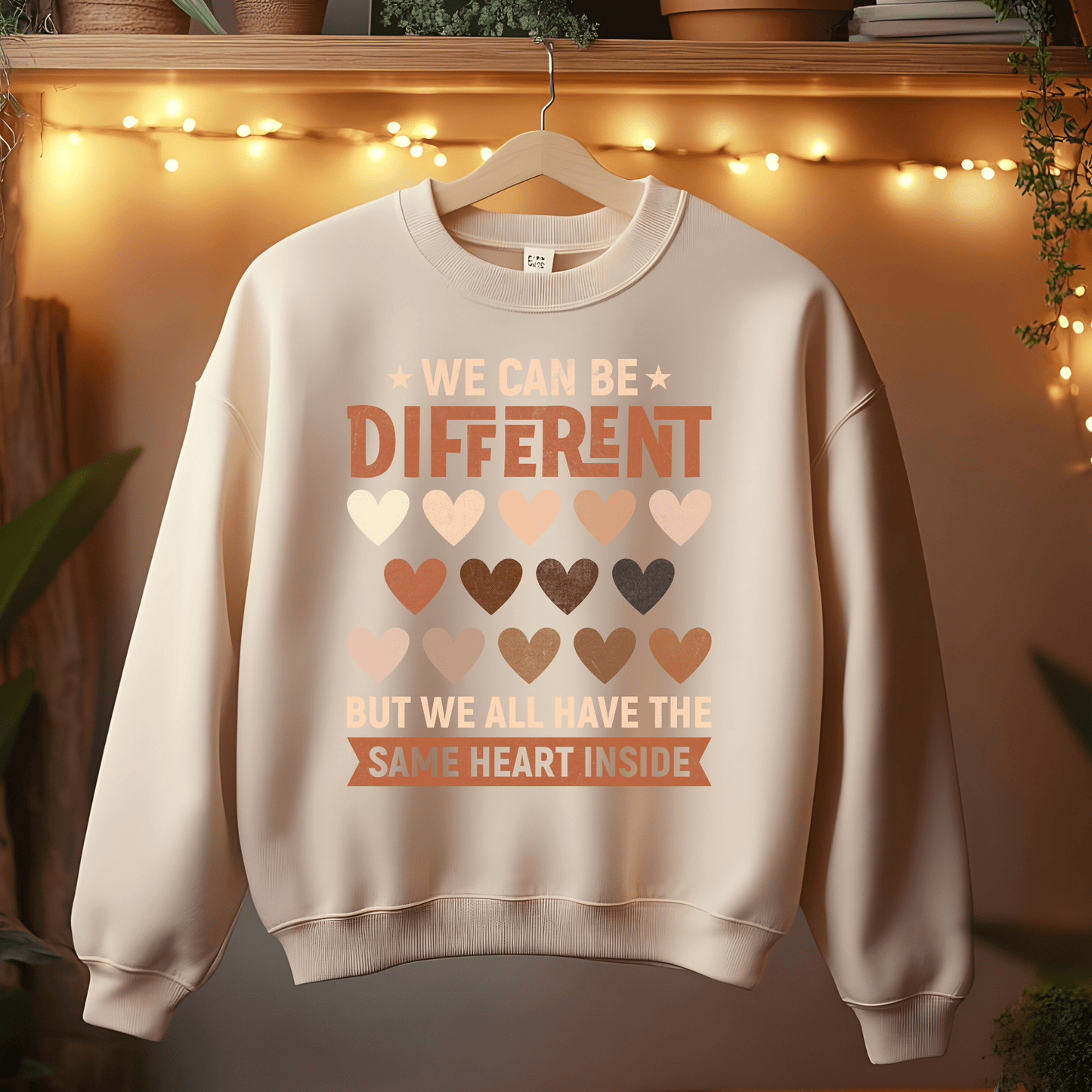Ink and Charms Designs Sweatshirt Beige / S ✨ Celebrate Unity in Diversity! ✨- Sweatshirt