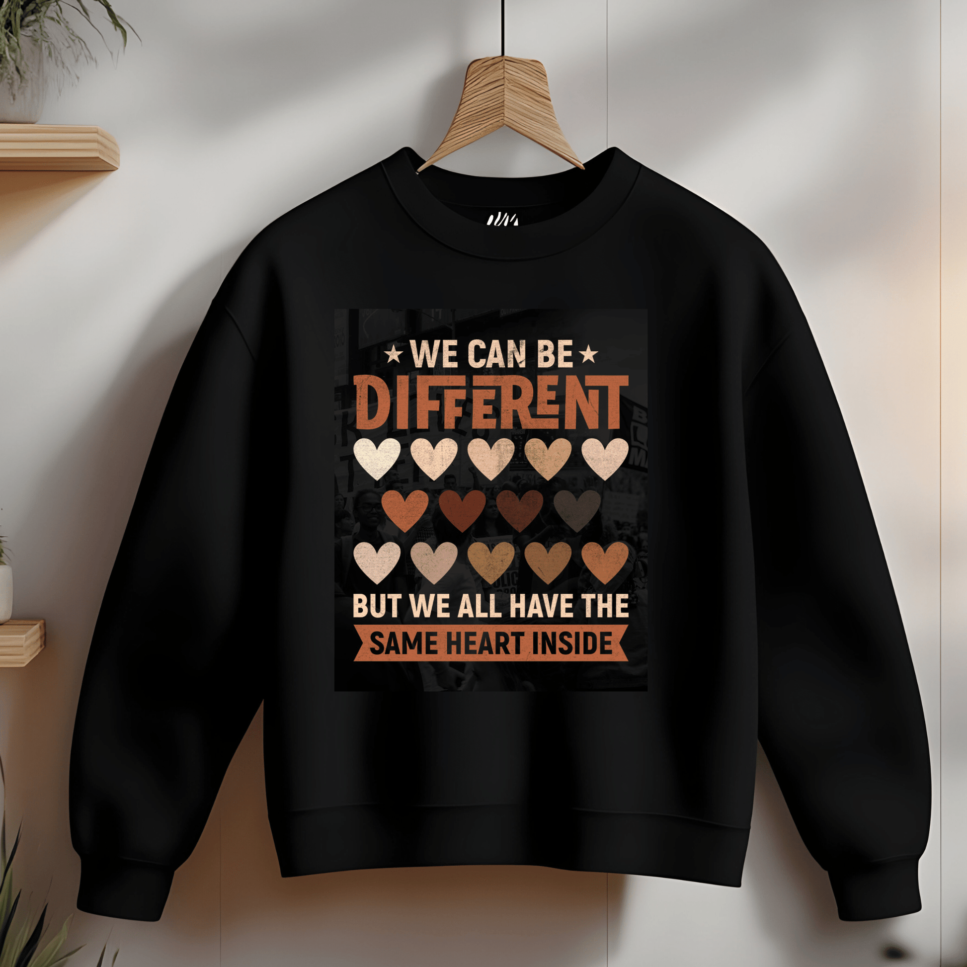 Ink and Charms Designs Sweatshirt Black / S ✨ Celebrate Unity in Diversity! ✨- Sweatshirt