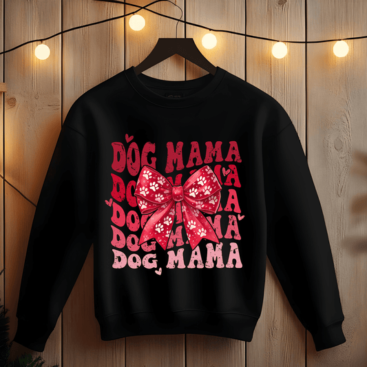Ink and Charms Designs Sweatshirt Black / S Dog Mama Sweatshirt