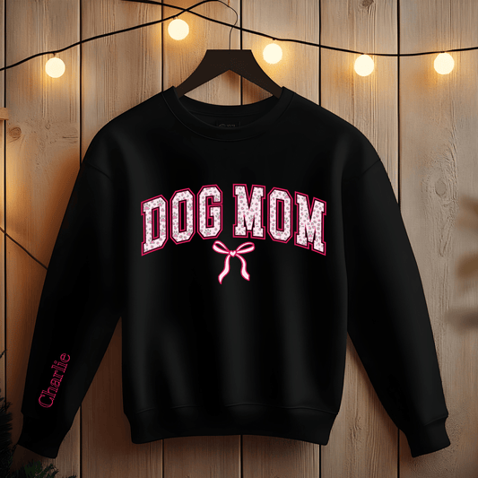 Ink and Charms Designs Sweatshirt Black / S Dog Mama Sweatshirt