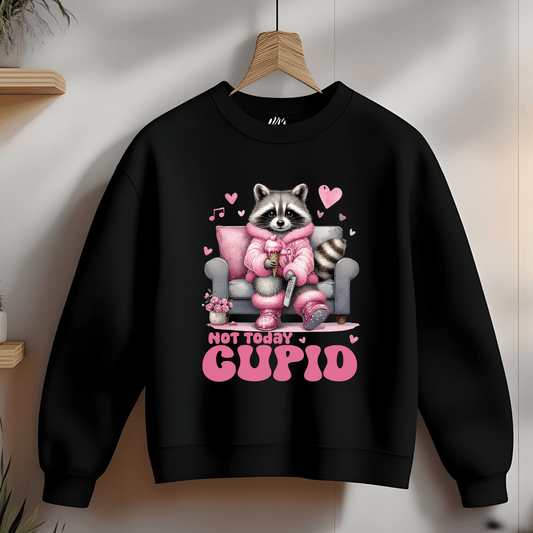 Ink and Charms Designs Sweatshirt 🦝💔 Chill in Style This Valentine’s Day with a Fun Twist! 💔🦝- T-shirt, Sweatshirt & Hoodie