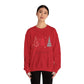 Ink and Charms Designs Sweatshirt Christmas Joy Unisex Sweatshirt with Sleeve Print