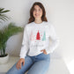 Ink and Charms Designs Sweatshirt Christmas Joy Unisex Sweatshirt with Sleeve Print