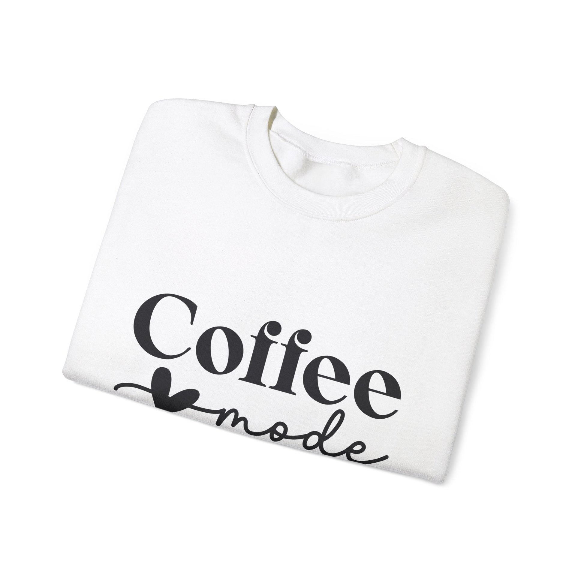 Ink and Charms Designs Sweatshirt Coffee Mode Heavy Blend Crewneck Sweatshirt
