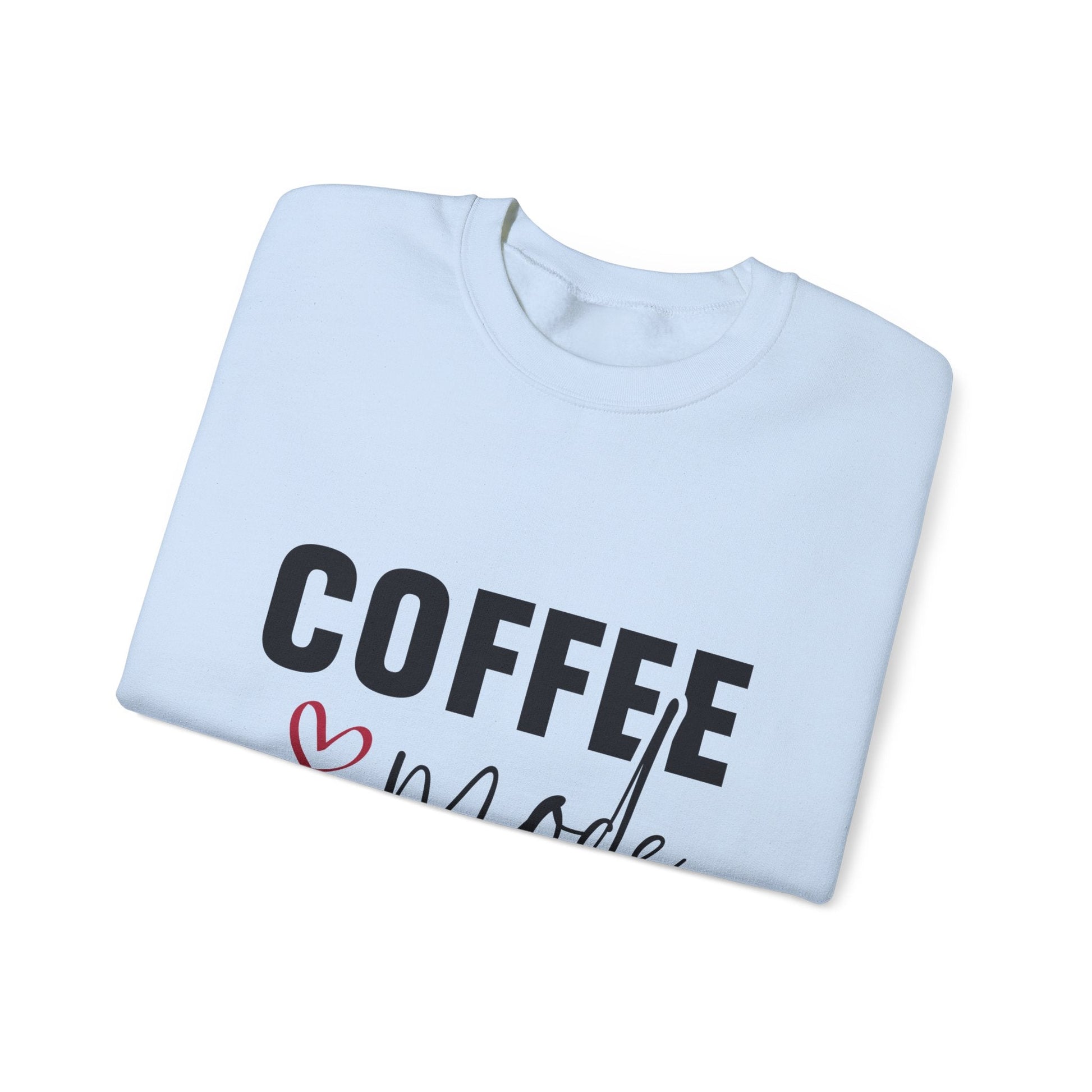Ink and Charms Designs Sweatshirt Coffee Mode Heavy Blend Crewneck Sweatshirt