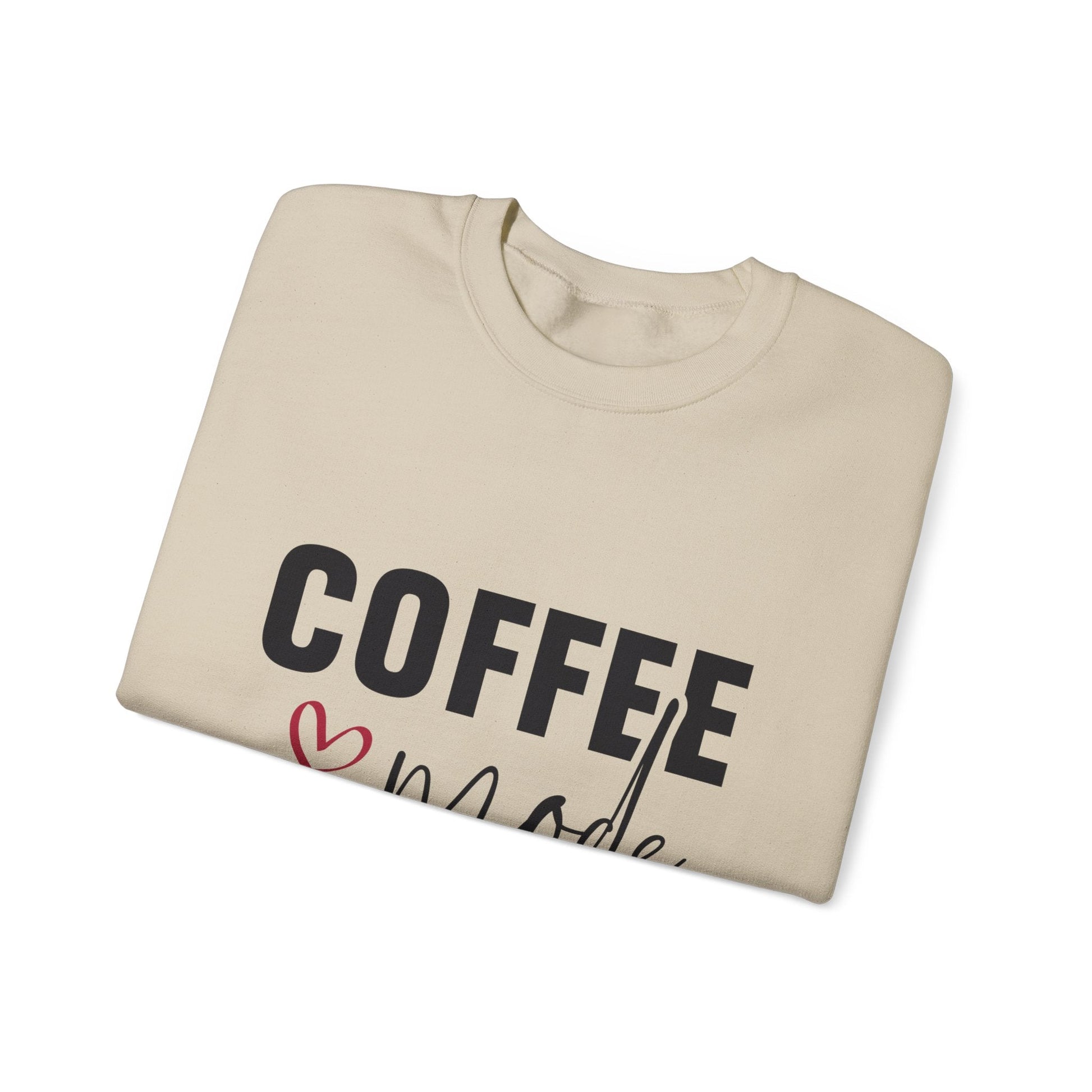 Ink and Charms Designs Sweatshirt Coffee Mode Heavy Blend Crewneck Sweatshirt