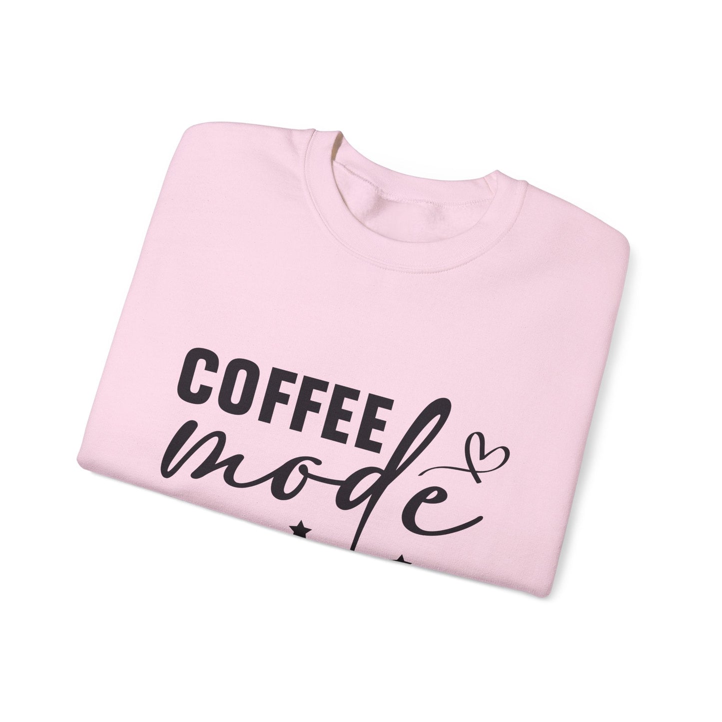 Ink and Charms Designs Sweatshirt Coffee Mode Heavy Blend Crewneck Sweatshirt