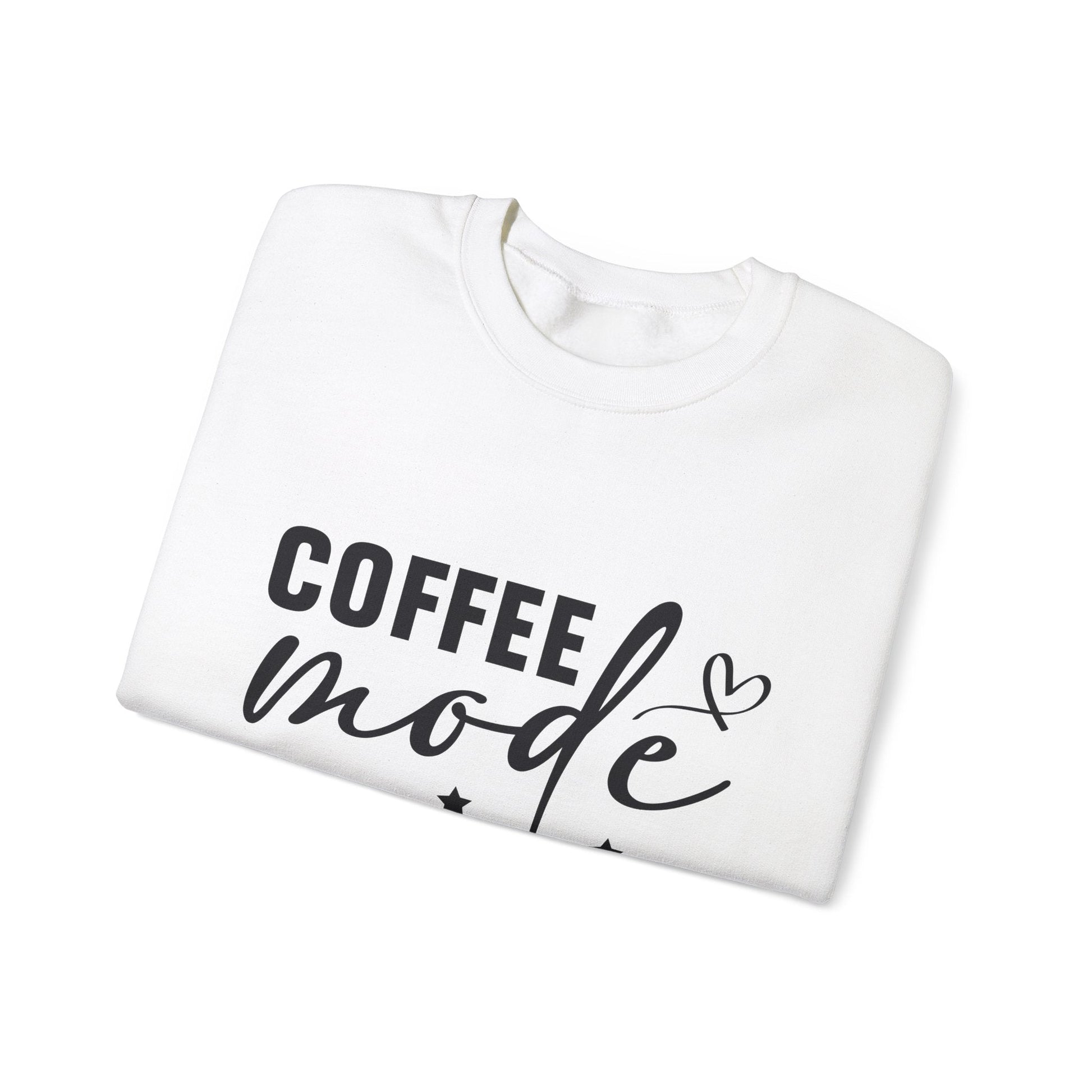 Ink and Charms Designs Sweatshirt Coffee Mode Heavy Blend Crewneck Sweatshirt