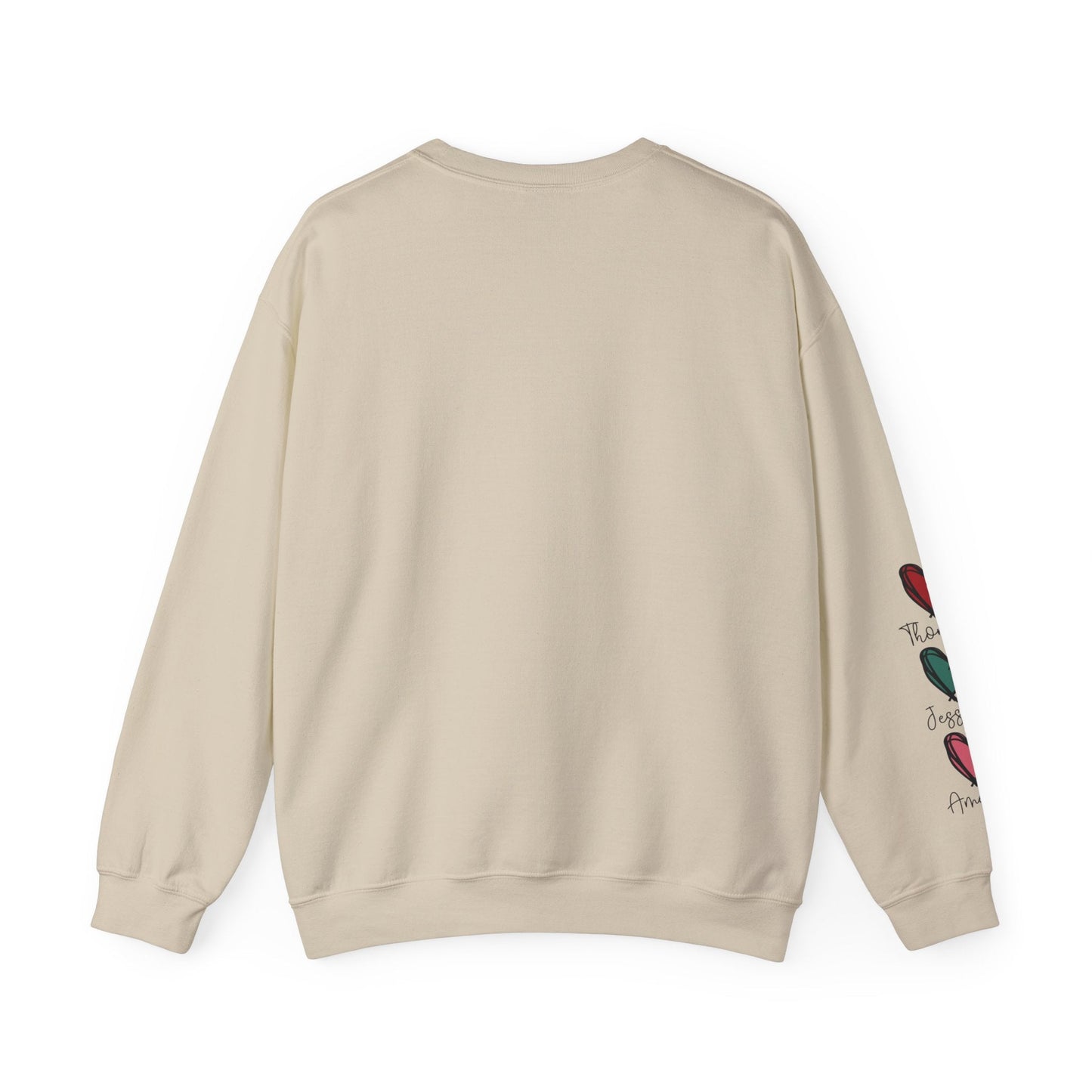 Ink and Charms Designs Sweatshirt Crewneck Sweatshirt Mama Clause Design with Kids' Names
