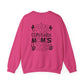 Ink and Charms Designs Sweatshirt Crewneck Sweatshirt Overstimulated Moms Club Side Front and Back Design