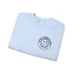 Ink and Charms Designs Sweatshirt Crewneck Sweatshirt Overstimulated Moms Club Side Front and Back Design