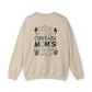 Ink and Charms Designs Sweatshirt Crewneck Sweatshirt Overstimulated Moms Club Side Front and Back Design