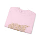 Printify Sweatshirt Crewneck Sweatshirt - Syria map with cities
