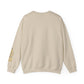 Printify Sweatshirt Crewneck Sweatshirt - Syria map with cities