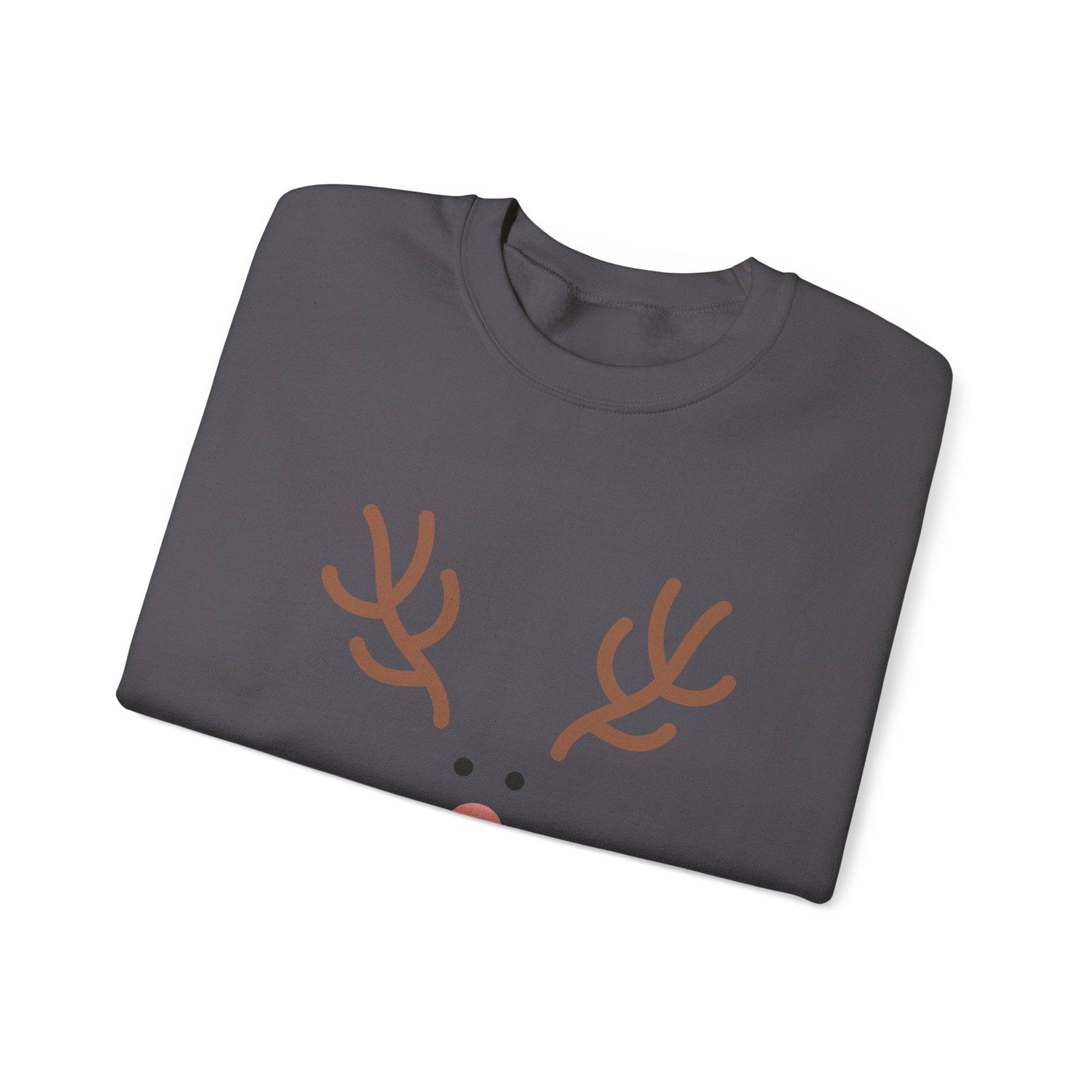 Ink and Charms Designs Sweatshirt Cute in a world of Reindeer be a Rodolph Unisex Sweatshirt