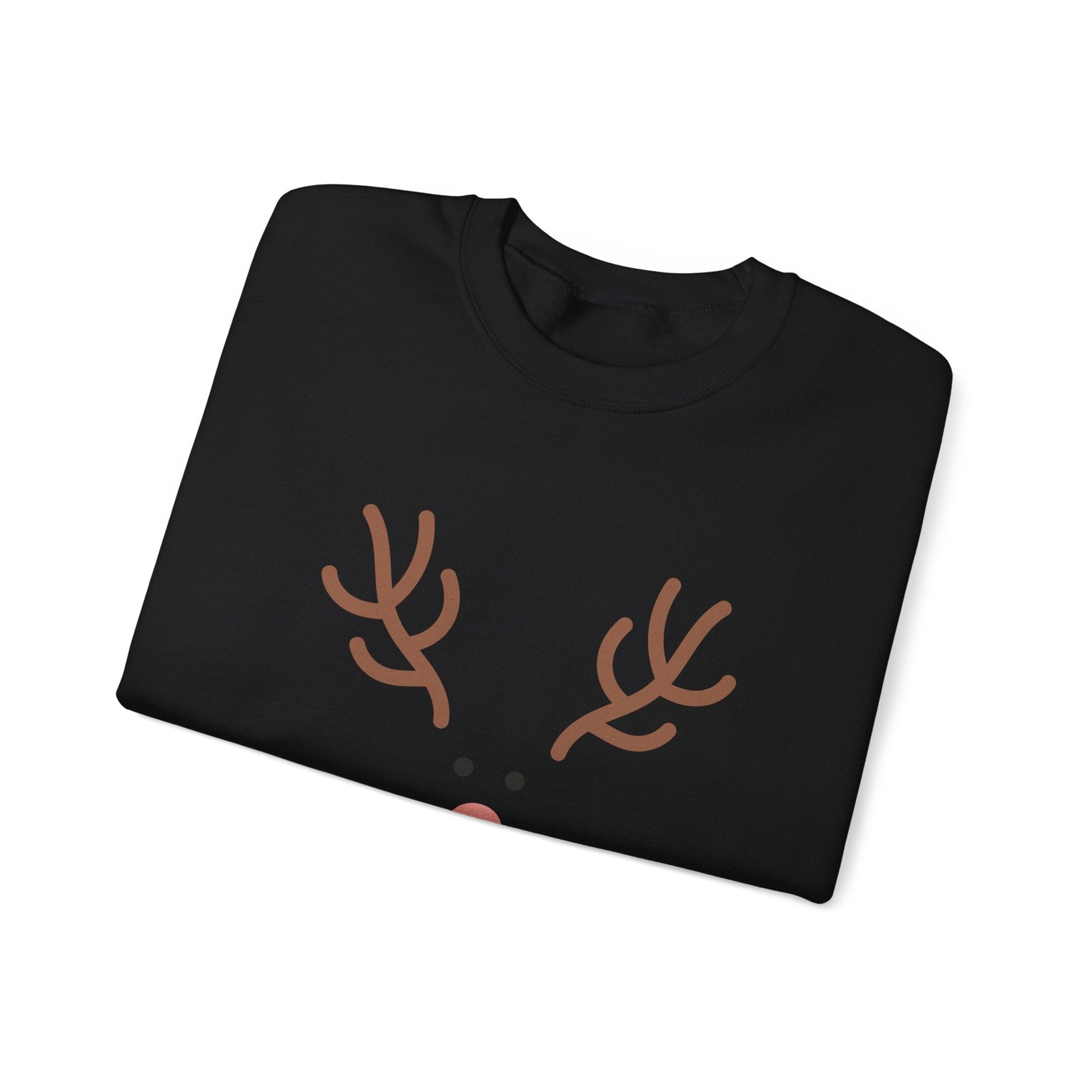 Ink and Charms Designs Sweatshirt Cute in a world of Reindeer be a Rodolph Unisex Sweatshirt