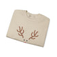 Ink and Charms Designs Sweatshirt Cute in a world of Reindeer be a Rodolph Unisex Sweatshirt