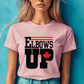 Ink and Charms Designs Sweatshirt "ELBOWS UP" Apparel Collection: Wear Your Canadian Pride with Strength!