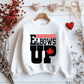 Ink and Charms Designs Sweatshirt "ELBOWS UP" Apparel Collection: Wear Your Canadian Pride with Strength!