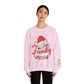 Ink and Charms Designs Sweatshirt Family 2024 Unisex Sweatshirt with Personalized Family Names Sleeve Design