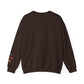 Ink and Charms Designs Sweatshirt Family 2024 Unisex Sweatshirt with Personalized Family Names Sleeve Design