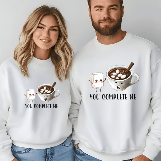 Ink and Charms Designs Sweatshirt Funny Valentine Couple- Sweatshirts