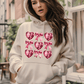 Ink and Charms Designs Sweatshirt Glitter Bows and Hearts Valentine’s Day Sweatshirt