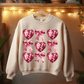 Ink and Charms Designs Sweatshirt Glitter Bows and Hearts Valentine’s Day Sweatshirt
