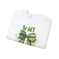 Ink and Charms Designs Sweatshirt Grinch bow sweatshirt