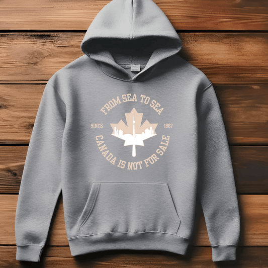 Ink and Charms Designs Sweatshirt Hoodie / Black / S Canada Is Not for Sale Apparel Collection