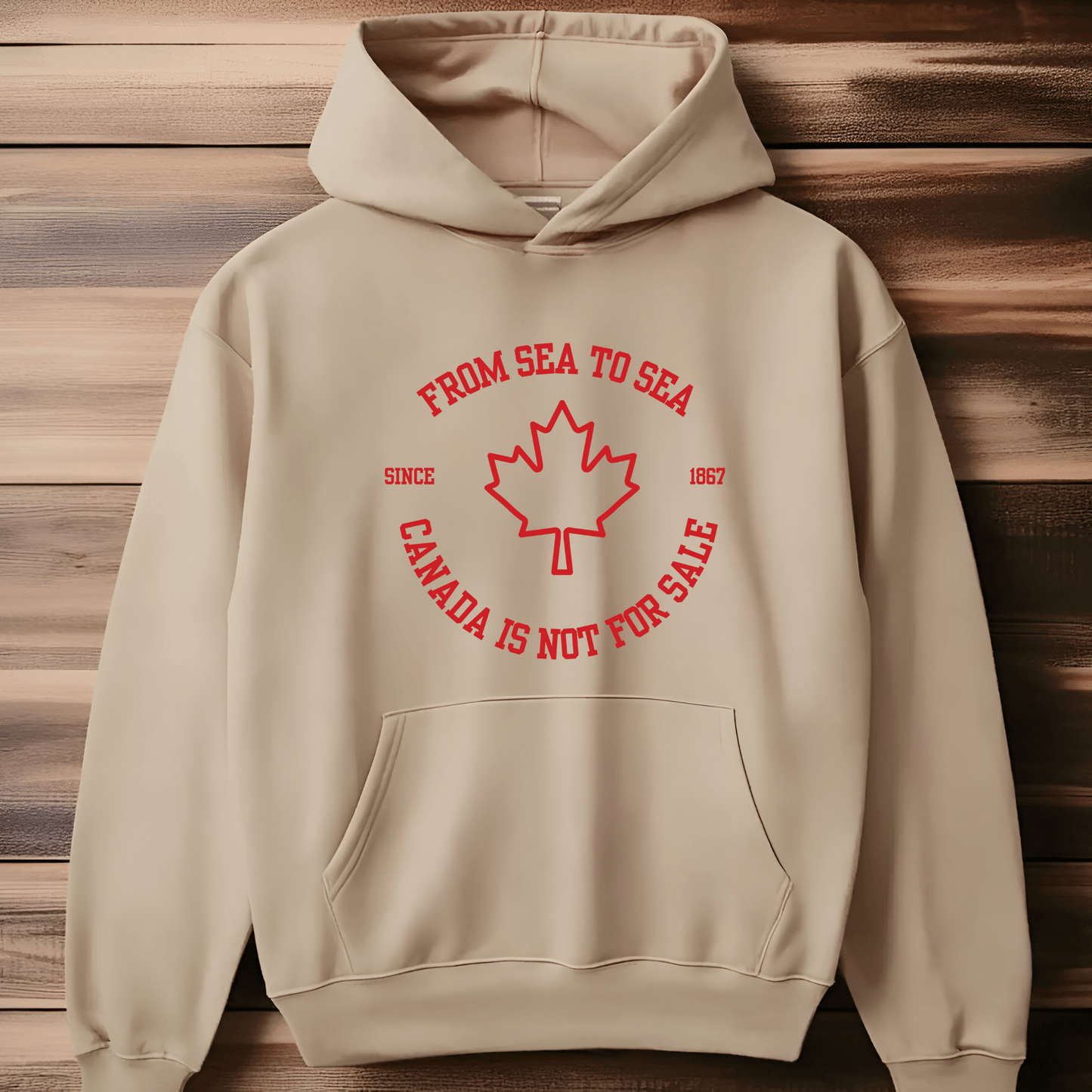 Ink and Charms Designs Sweatshirt Hoodie / Pink / S Canada Is Not for Sale Apparel Collection