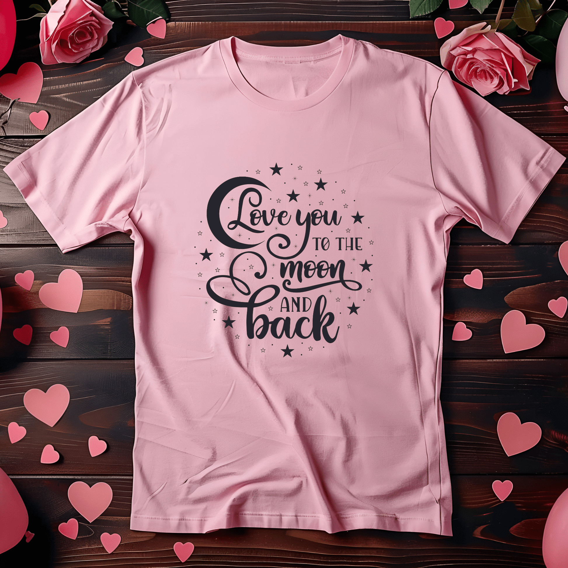 Ink and Charms Designs Sweatshirt 🌙💖 Love That’s Out of This World! 💖🌙- T-shirt, Sweatshirt & Hoodie