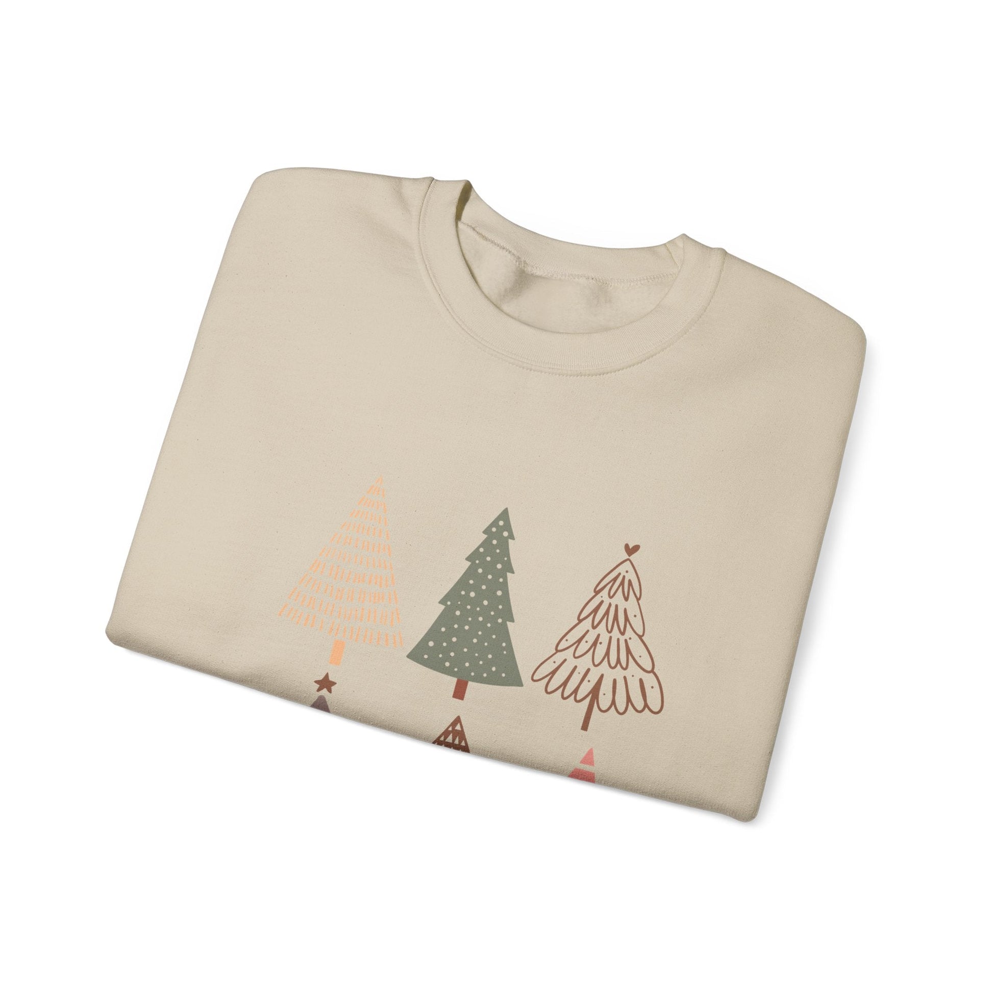 Ink and Charms Designs Sweatshirt Pastel color Christmas Unisex Sweatshirt