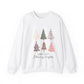 Ink and Charms Designs Sweatshirt Pastel color Christmas Unisex Sweatshirt