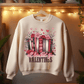 Ink and Charms Designs Sweatshirt Pink / S / Sweatshirt All Booked for Valentine's - Reading Lovers Sweatshirt